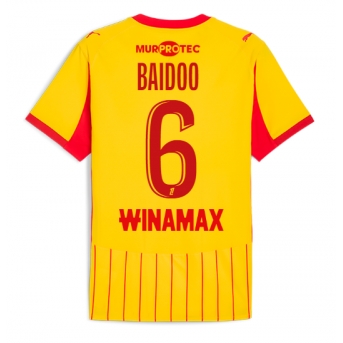 Billige Fotballdrakt RC Lens Samson Baidoo #6 Replika Hjemmedrakt 2025-26 Kortermet